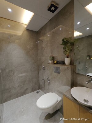 Bathroom in 4 BHK Apartment at Adajan – for Sale