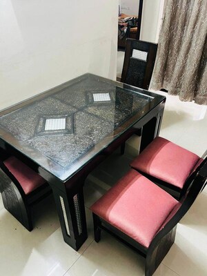 Dining area in 3 BHK Apartment at Pride Purple Park Titan, Hinjewadi – for Rent