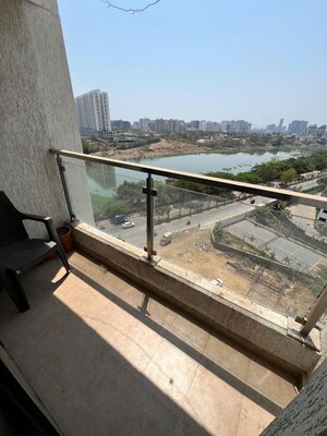 Balcony in 1 BHK Apartment at Duville Riverdale Suites, Kharadi – for Rent