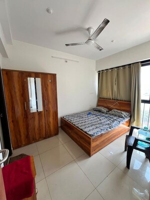 Bedroom in 1 BHK Apartment at Duville Riverdale Suites, Kharadi – for Rent