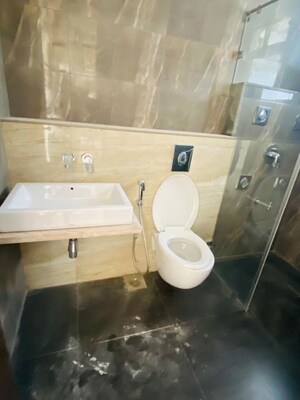 Bathroom in 3 BHK Apartment at Pharande Puneville, Punawale – for Rent