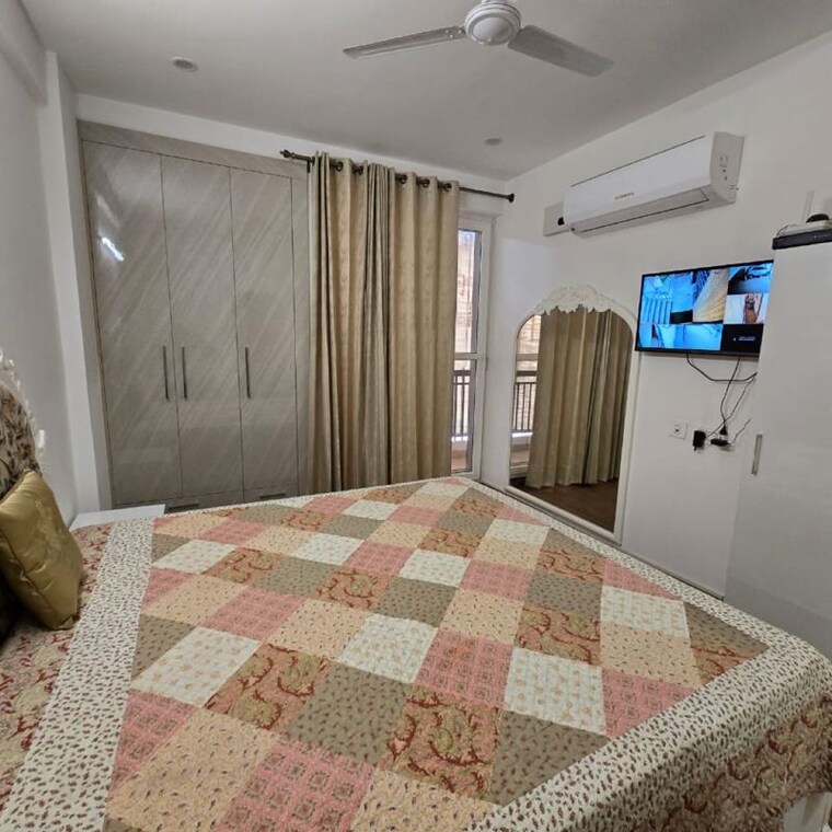 Bedroom, maxxus-elanza 3 Bedroom 1100 Sq.Ft. Apartment In Nagla Road Zirakpur 10182641