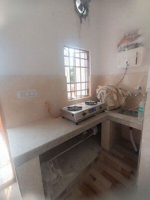 Kitchen in 1 RK Builder Floor at Giri Nagar – for Rent