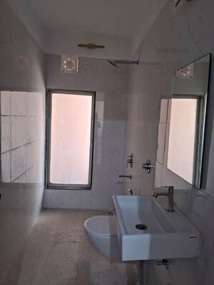 Bathroom in 3 BHK Apartment at Dosti Blossom, Wadala East – for Rent