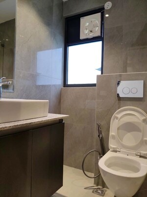 Bathroom in 3 BHK Apartment at Suncity Vatsal Valley, Gwal Pahari – for Rent
