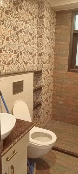 Bathroom in 3 BHK Builder Floor at Mohit House, Sushant Lok I – for Rent