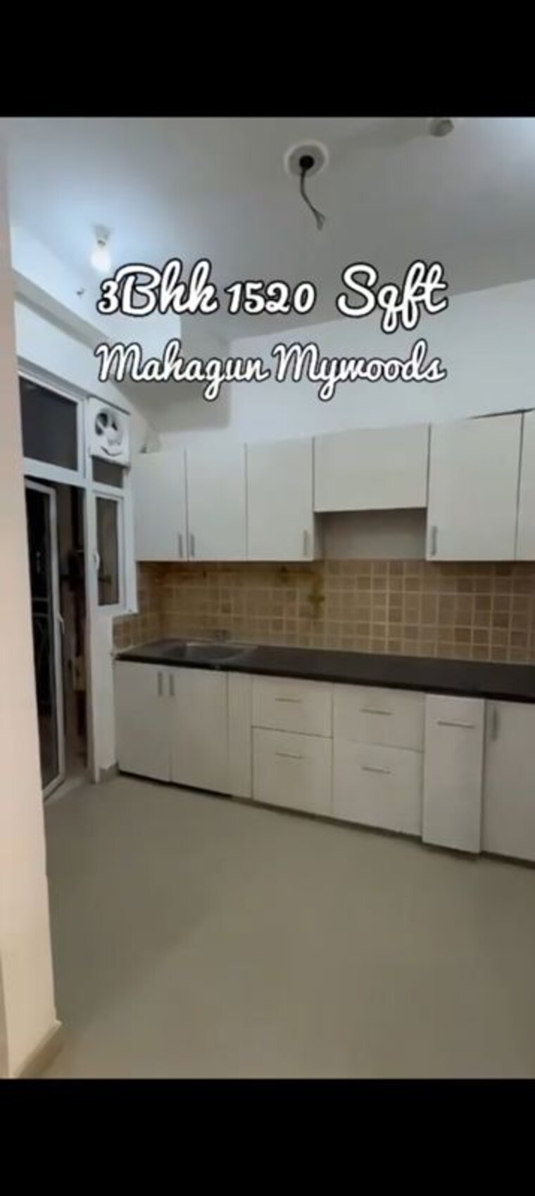 Kitchen, mahagun-my-woods 3 Bedroom 1520 Sq.Ft. Apartment In Sector 16c Greater Noida Greater Noida 10182859