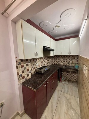 Kitchen in 1 BHK Builder Floor at Dwarka Mor – for Rent