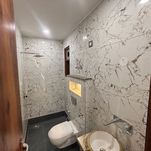 Bathroom in 3 BHK Builder Floor at Vikas Puri – for Sale