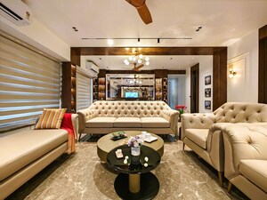 Living Room in 4 BHK Apartment at Sheth Vasant Oasis, Andheri East – for Sale