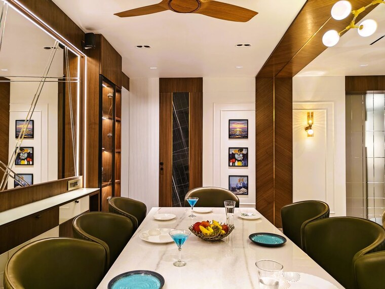 Dining area, sheth-vasant-oasis 4 Bedroom 1866 Sq.Ft. Apartment In Andheri East Mumbai 10182766