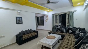 Living Room in 2 BHK Apartment at Sanskruti Jardin, Baner – for Rent
