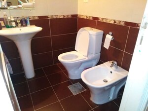 Bathroom in 2 BHK Apartment at Sundervan Crystal CHS, Andheri West – for Rent