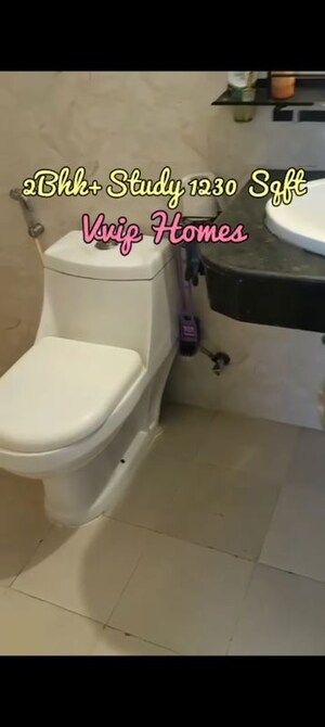 Bathroom in 2.5 BHK Apartment at VVIP Homes, Gaur City 2 – for Sale