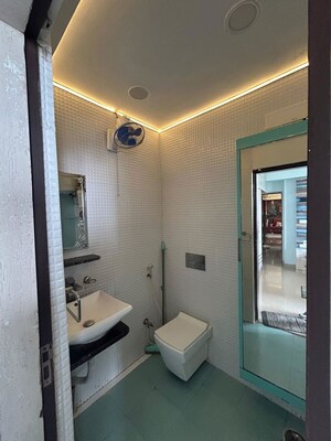 Bathroom in 3 BHK Apartment at Ideal Heights, Sealdah – for Sale