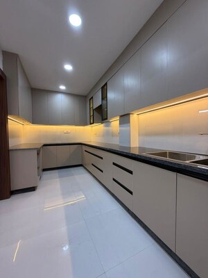 Kitchen in 3 BHK Builder Floor at Uppal Southend, Sector 49 – for Sale