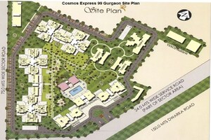 Master Plan in 2 BHK Apartment at Cosmos Express 99, Sector 99 – for Rent