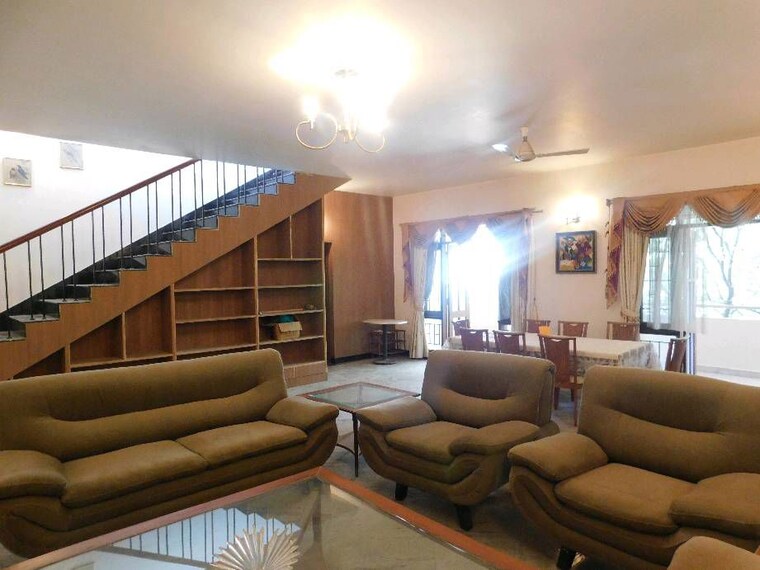 Living Room, rmz-woodsvale 4 Bedroom 3700 Sq.Ft. Apartment In Benson Town Bangalore 10183177
