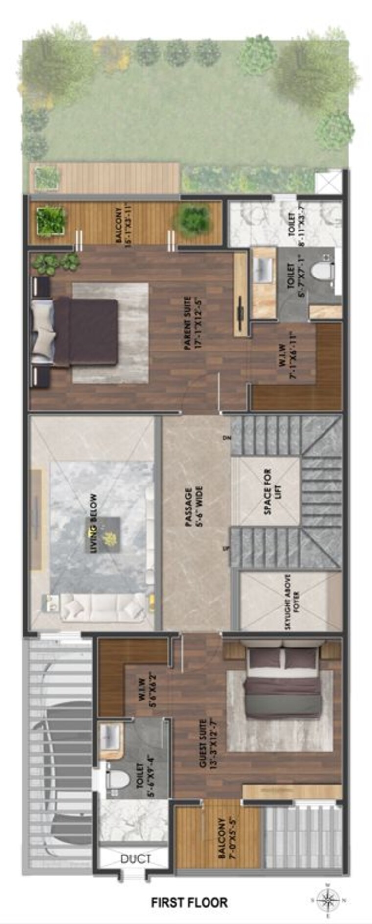 Floor Plan, surya-valencia 5 Bedroom 3950 Sq.Ft. Villa In Sreeramanahalli Bangalore 10183247