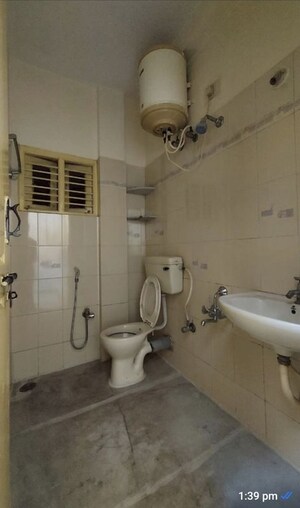 Bathroom in 1 BHK Builder Floor at Btm Layout – for Rent