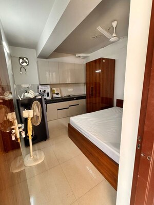 Master Bedroom in 1 RK Builder Floor at Kohli One Malibu Town, Sector 47 – for Rent