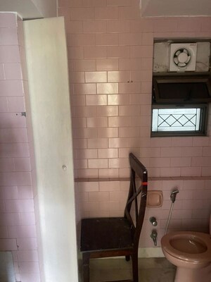 Bathroom in 1 RK Builder Floor at Kohli One Malibu Town, Sector 47 – for Rent