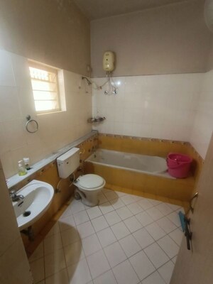 Bathroom in 4 BHK Villa at Prahlad Nagar – for Sale