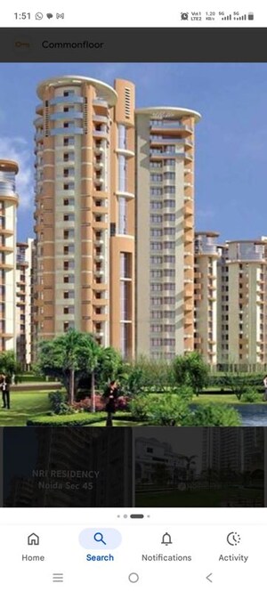 3 BHK Apartment – Exterior View View at SDS NRI Residency, Sector 45 - for Rent