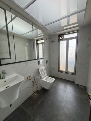 Bathroom in 4 BHK Apartment at NSG Chittaranjan Tower, Powai – for Sale