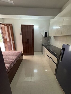 Kitchen in 1 BHK Builder Floor at Kohli One Malibu Town, Sector 47 – for Rent