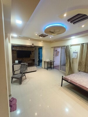 Living Room in 2 BHK Apartment at Raj Heramba Venkatesh Imperia, Tathawade – for Rent