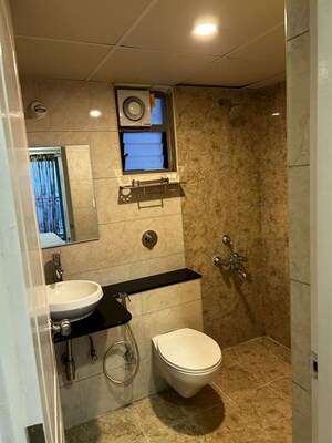 Bathroom in 2 BHK Apartment at Orchid Woods, Hennur – for Rent