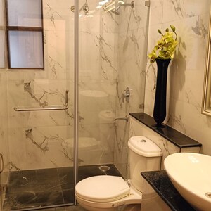 Bathroom in 3 BHK Builder Floor at North Mullanpur – for Sale