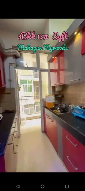 Kitchen in 3 BHK Apartment at Mahagun My Woods, Sector 16c Greater Noida – for Sale