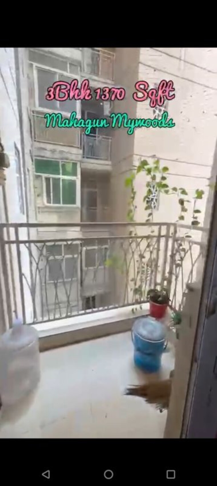 Balcony, mahagun-my-woods 3 Bedroom 1370 Sq.Ft. Apartment In Sector 16c Greater Noida Greater Noida 10184141