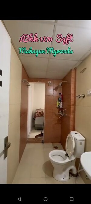 Bathroom in 3 BHK Apartment at Mahagun My Woods, Sector 16c Greater Noida – for Sale