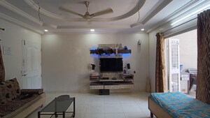Living Room in 3 BHK Apartment at Laxmi Vridavan, Pimple Saudagar – for Rent