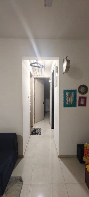 Living Room in 1 BHK Apartment at Sheth Vasant Oasis, Andheri East – for Rent