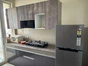 Kitchen in 3 BHK Apartment at Emaar Palm Hills, Sector 77 – for Rent
