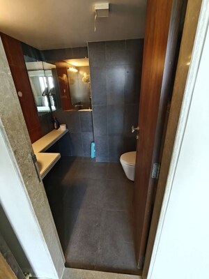 Bathroom in 3 BHK Apartment at Bandra West – for Rent