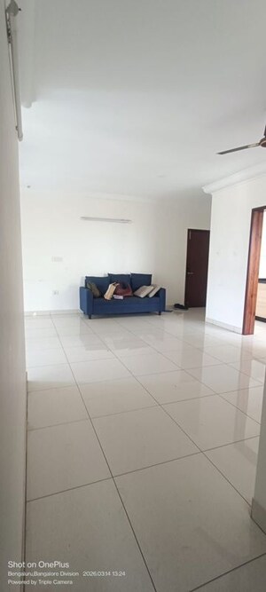 Living Room in 2 BHK Apartment at Puravankara Palm Beach, Hennur – for Rent