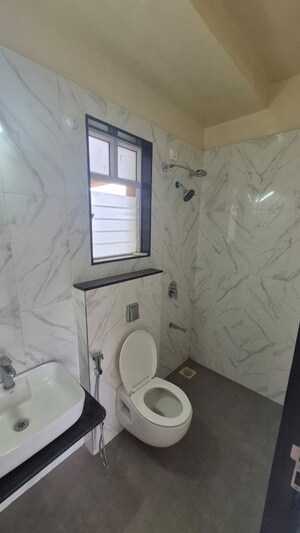 Bathroom in 2 BHK Apartment at Nyati Exuberance 1, Undri – for Rent