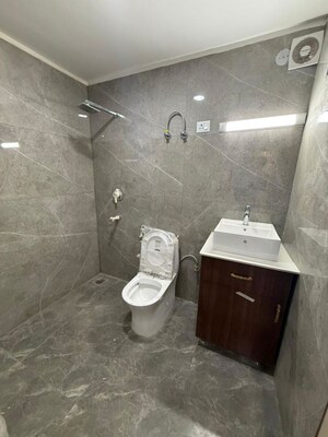 Bathroom in 3 BHK Builder Floor at Kalkaji – for Rent