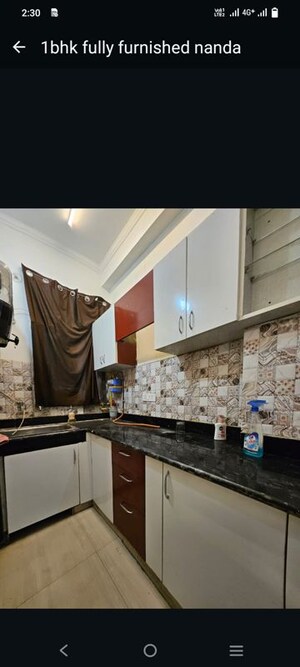 Kitchen in 1 BHK Builder Floor at Chattarpur – for Rent