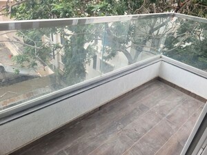 Balcony in 3 BHK Apartment at Sushil Akashdeep CHS, Bhosale Nagar – for Rent