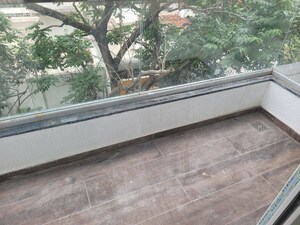 Balcony in 3 BHK Apartment at Sushil Akashdeep CHS, Bhosale Nagar – for Rent