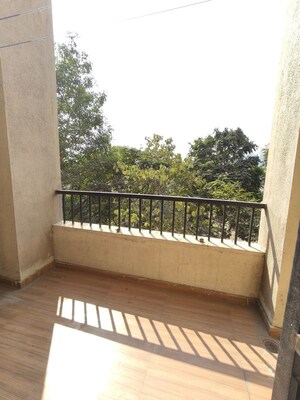 Balcony in 3 BHK Apartment at Kolte Patil Margosa Heights, Mohammadwadi – for Rent