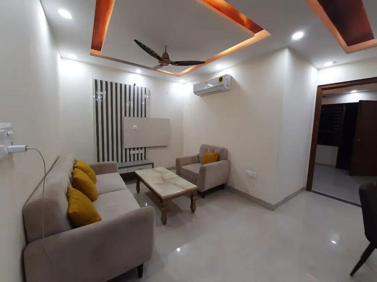 Living Room, rps-palm-drive 3 Bedroom 125 Sq.Yd. Builder Floor In Sector 88 Faridabad 10185313