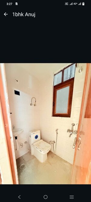 Bathroom in 1 BHK Builder Floor at Chattarpur – for Rent