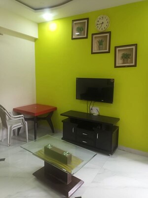 Living Room in 2 BHK Apartment at Wadgaon Sheri – for Rent
